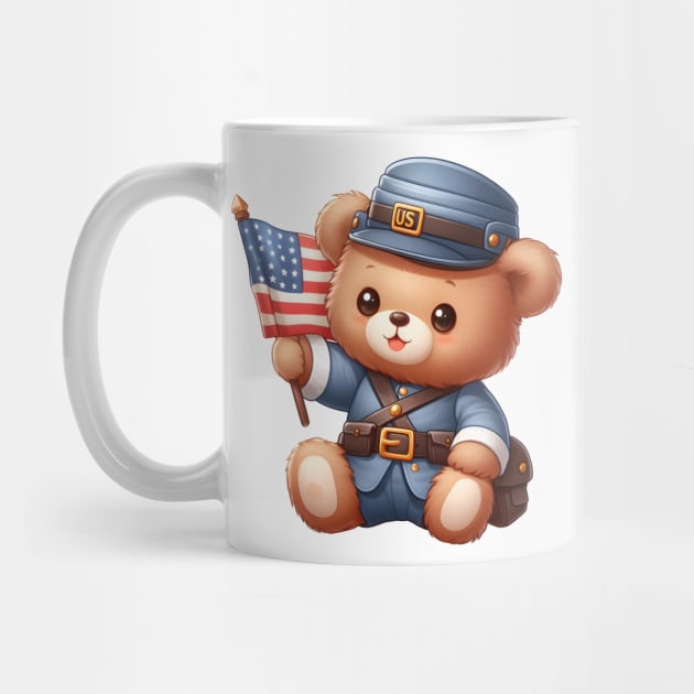 Cute Union Soldier Bear Kawaii by Teddy Club